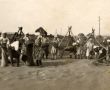 Труженики района на току, 1941-1945 гг.