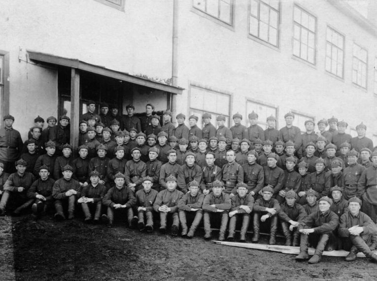 Первый призыв 298-го стрелкового полка, г. Белорецк, 1940 г.