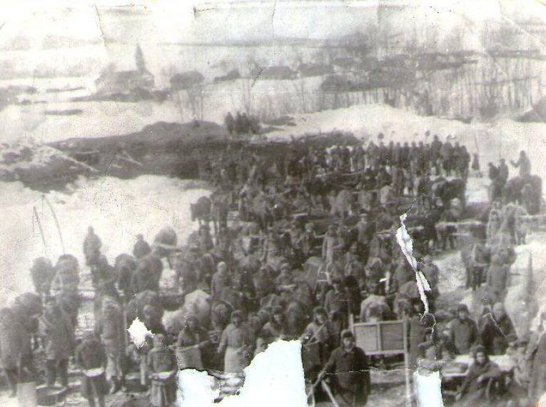 Проводы на фронт, д.Новые Чебенки, 1941-1945 гг.