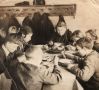 Воспитанники детского дома с.Ира в столовой, 1941-1945 гг.