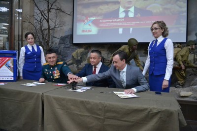 Гашение марки к юбилею Победы