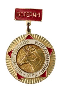 Значок «Ветеран 16 Гвардейской Черниговской кавалерийской дивизии»