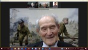 Ветеран Великой Отечественной войны провел «Урок Мужества» онлайн в Республиканском музее Боевой Славы