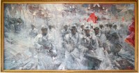 Картина «Красная площадь. 7 ноября 1941 г.»