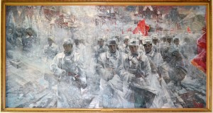 Картина «Красная площадь. 7 ноября 1941 г.»