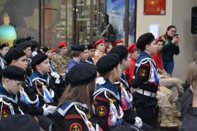 Встреча делегации Северного Флота с юнармейцами и кадетами